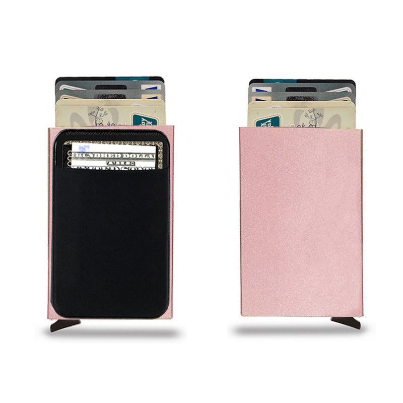 HOAX Smart Wallet - Credit Card Holder with Metal Surface