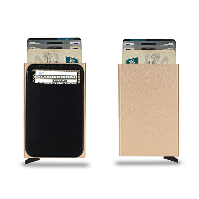 HOAX Smart Wallet - Credit Card Holder with Metal Surface