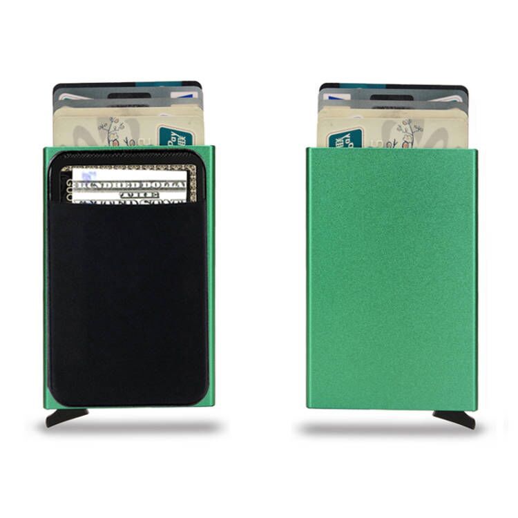 HOAX Smart Wallet - Credit Card Holder with Metal Surface