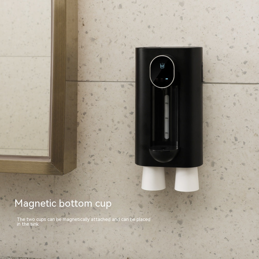HOAXtech Automatic Mouthwash Dispenser Wall Mounted Mouth Wash Dispenser