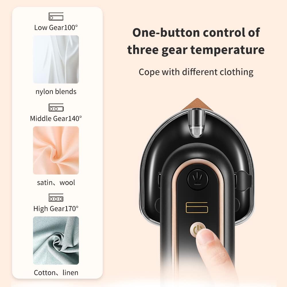 Cordless Mini Iron for Clothes Rechargeable 