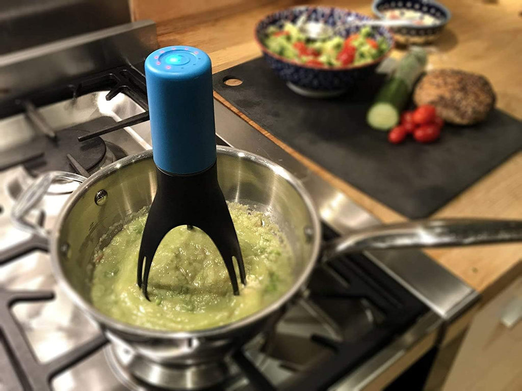 Stirr - the Unique Automatic Pan Stirrer - with LED Speed Indicator, Red