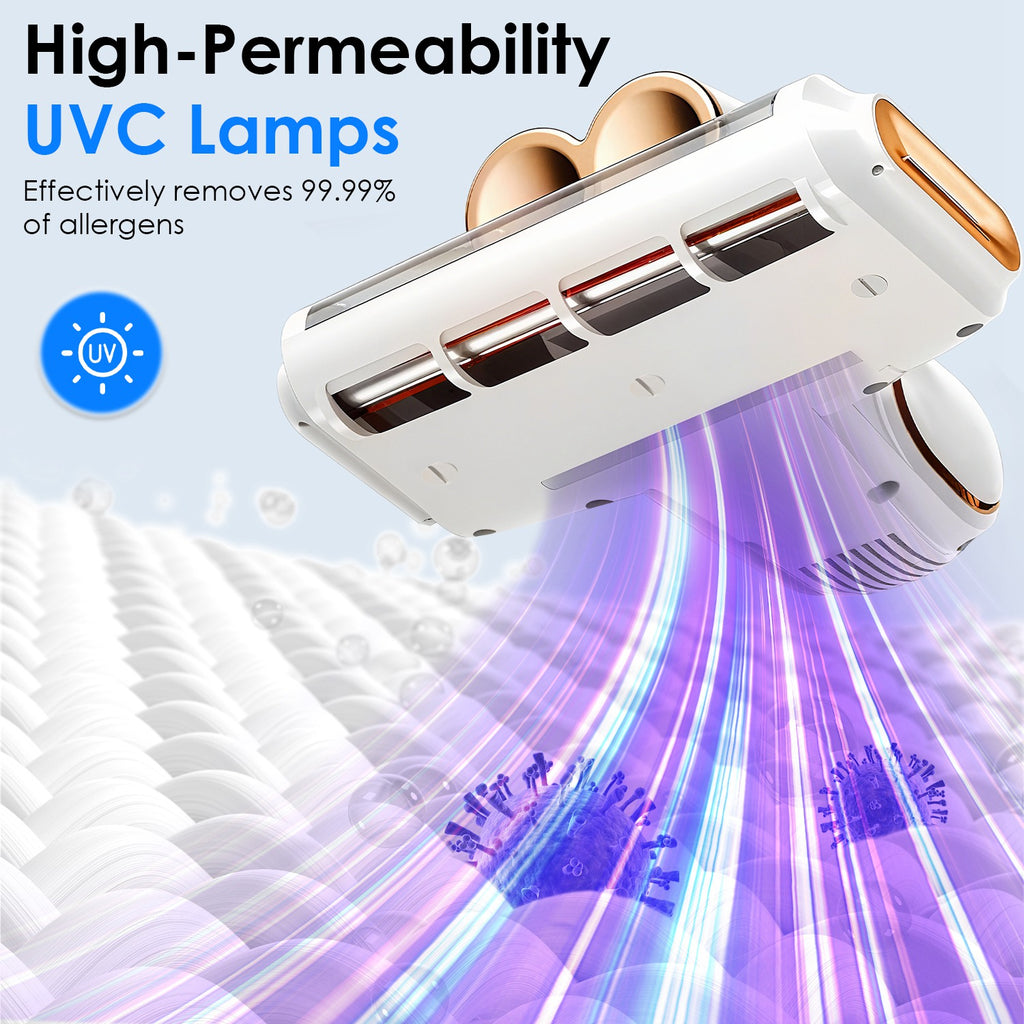 Mattress Vacuum Cleaner With Ultrasonic And UVC Light