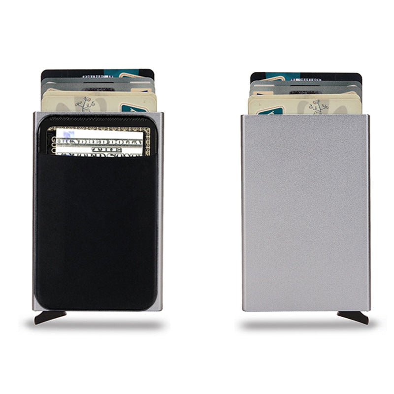 HOAX Smart Wallet - Credit Card Holder with Metal Surface