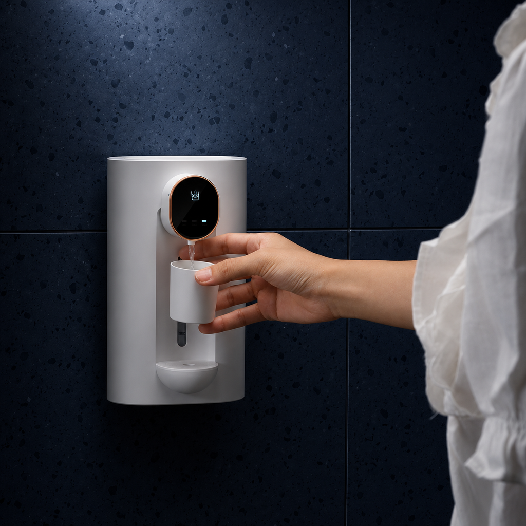 HOAXtech Automatic Mouthwash Dispenser Wall Mounted Mouth Wash Dispenser