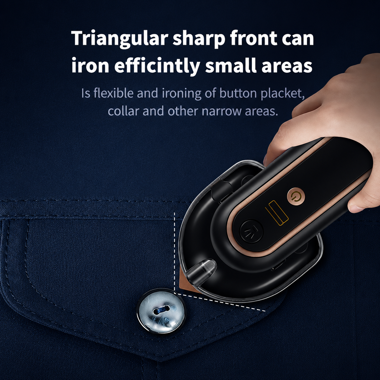 Cordless Mini Iron for Clothes Rechargeable
