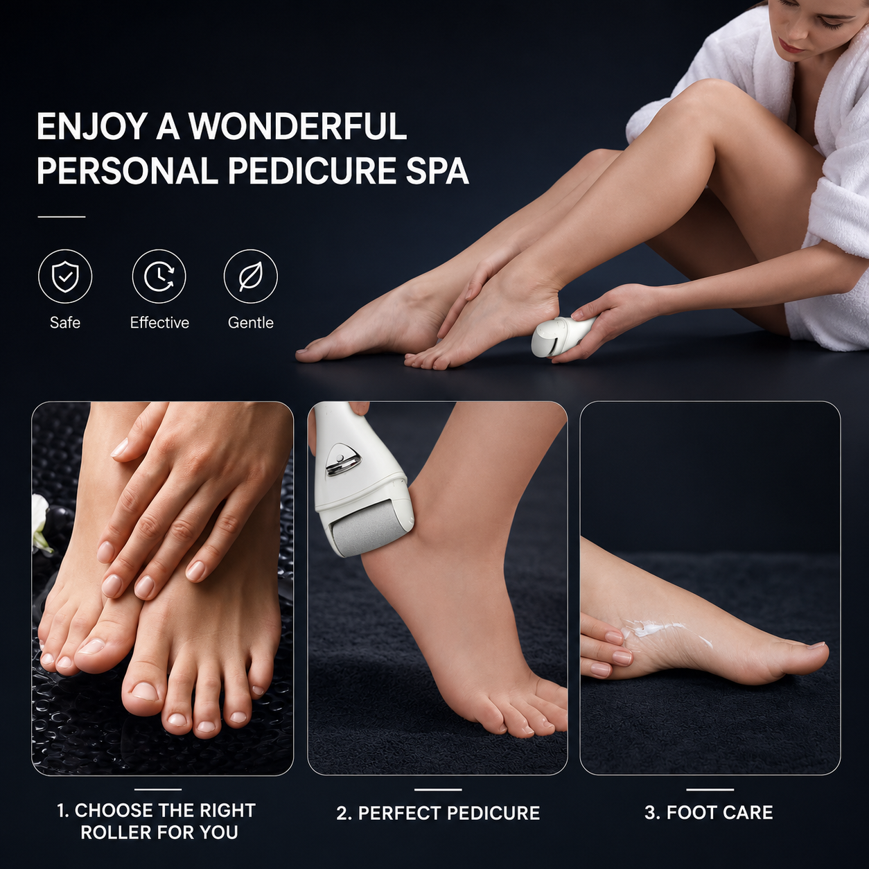 HOAXtech Electric Feet Callus Remover