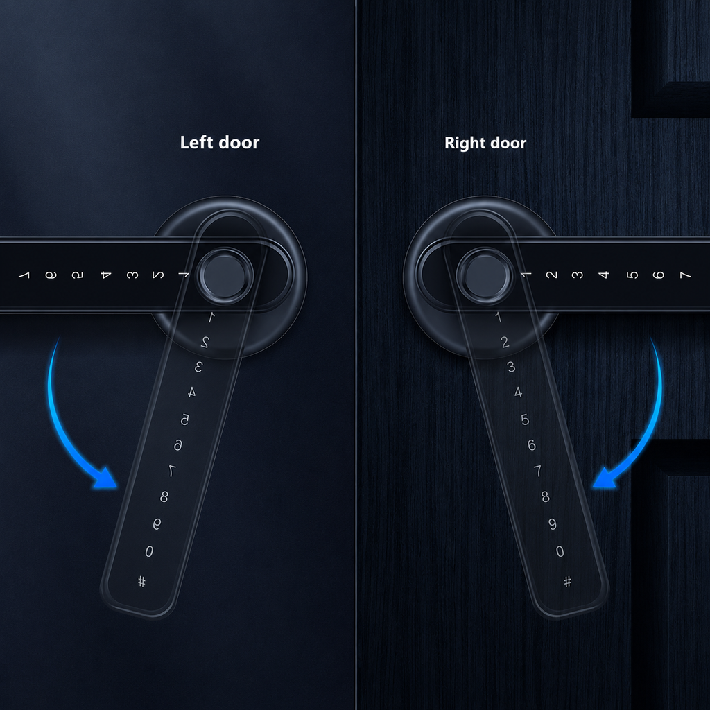 Smart Fingerprint Door Lock Handle