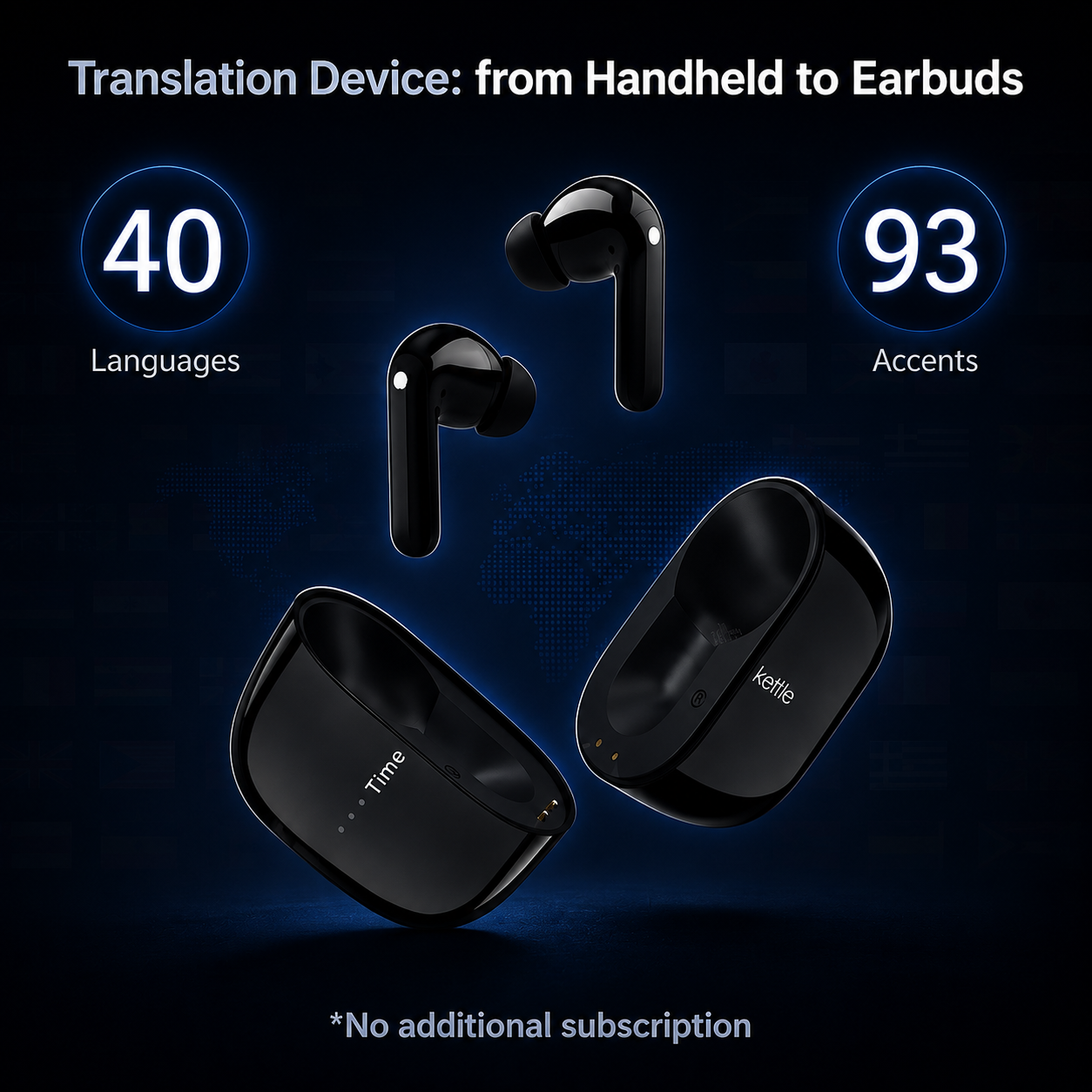 HOAX M3 Timekettle Ai translator Earbuds