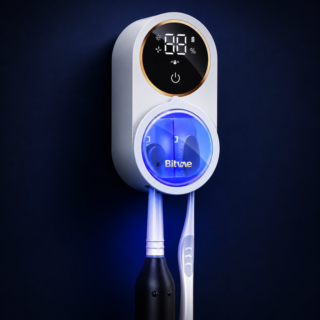 UV light Toothbrush Holder (Wall-Mounted)