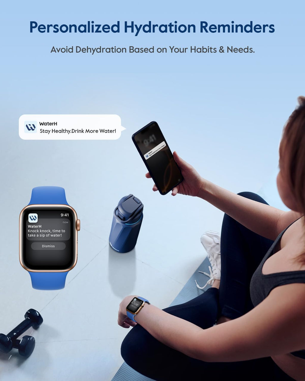 HYDRO Smart Water Bottle