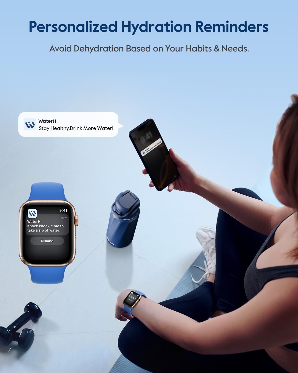 HYDRO Smart Water Bottle