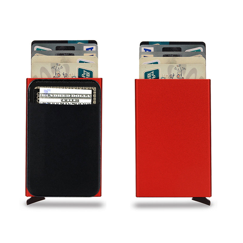 HOAX Smart Wallet - Credit Card Holder with Metal Surface