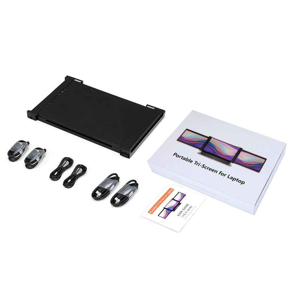 Portable Dual-Screen Laptop Monitor