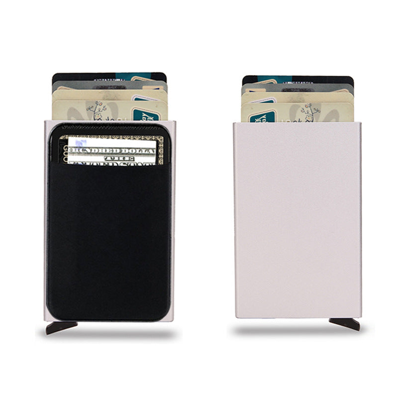 HOAX Smart Wallet - Credit Card Holder with Metal Surface